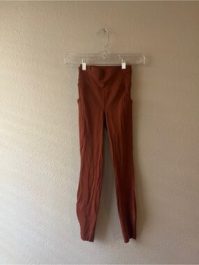 Lululemon athletics fast n free High-Waist Rust Women’s Leggings 0